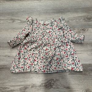 Floral Long-Sleeve Kids Dress